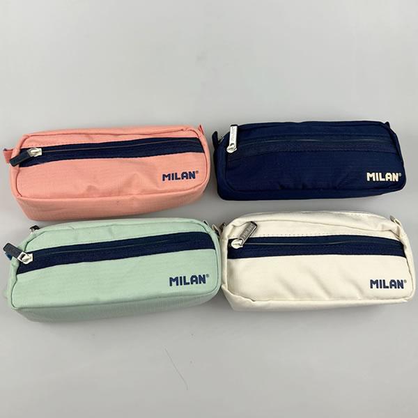 ミラン 2ジップ 長方形 ペンケース 1918MILAN おしゃれ かわいい 人気