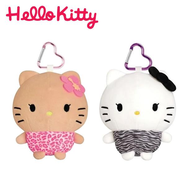 ハローキティ ぬいぐるみ　フィギュア　キーホルダー　ポーチ このボリューム感が平成すぎる！毎日連れて歩けるカラビナ付き！日焼け