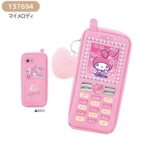 お値下げしました！ペンケース　キティ　マイメロディ CRUX（クラックス） サンリオ ガラケー型 ペンケース ペンポーチ 筆
