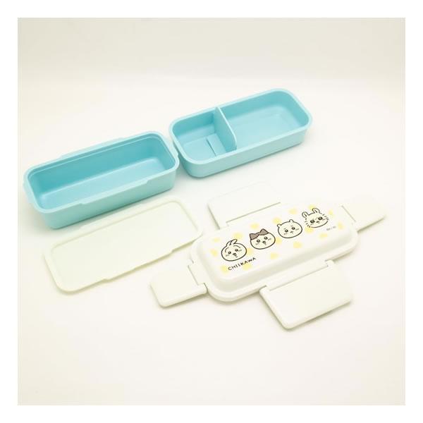 未使用　非売品　ちいかわ　ランチボックス　弁当箱　ハチワレ　うさぎ　プラコップ ちいかわ ランチボックス 2段 8323 OSK ハチワレ うさぎ CHIIKAWA お