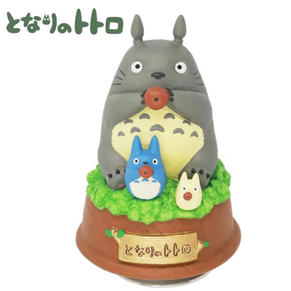セキグチ となりのトトロ 磁器オルゴール ホーホー 3547 高さ12cm 木の