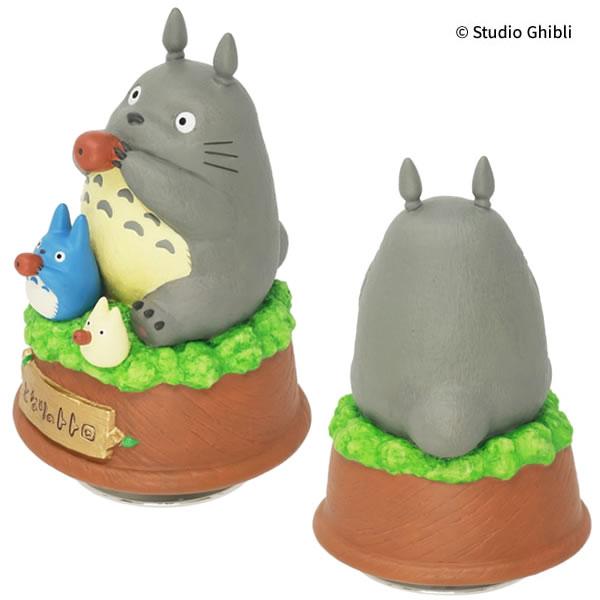 セキグチ となりのトトロ 磁器オルゴール ホーホー 3547 高さ12cm 木の