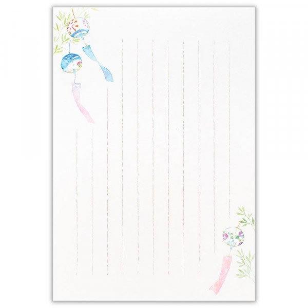 夏柄 便箋 夏一集 風鈴 かぜそよぐ 1634 エヌビー社 Penport 通販 Yahoo ショッピング