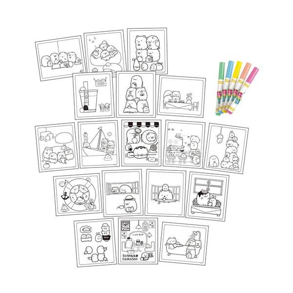 すみっコぐらし うきうきぬりえカラーワンダー 2538 サンスター文具 a a Penport 通販 Yahoo ショッピング