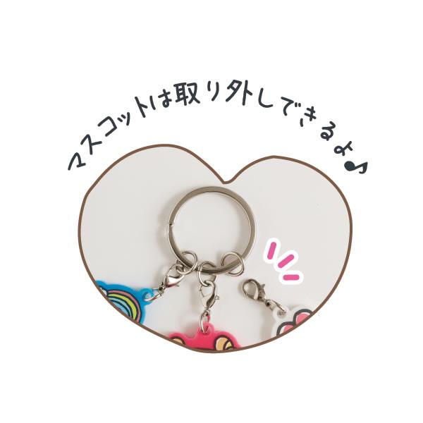 ソラネコ　サンエックス マスコット キーホルダー レトロ San-X（サンエックス） にゃんにゃんにゃんこ モノクロブー ぶらさげ