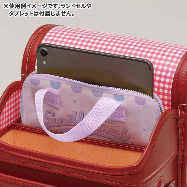クリーム色ハープ、ソフトケース付き San-X（サンエックス） すみっコぐらし 2025年新入学 タブレット・PC