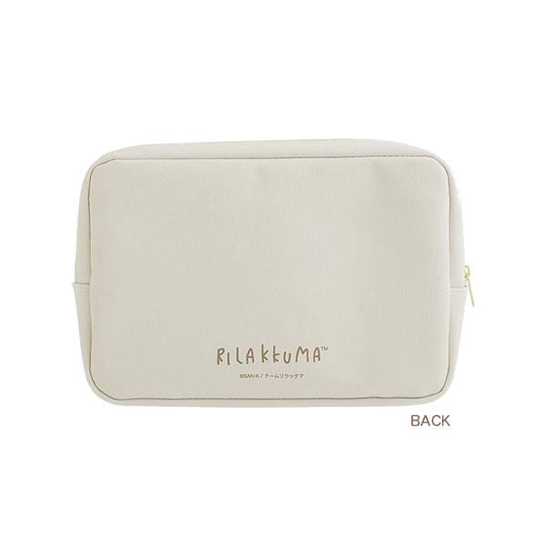 San-X（サンエックス） リラックマ ポーチ stay with me 白 8226