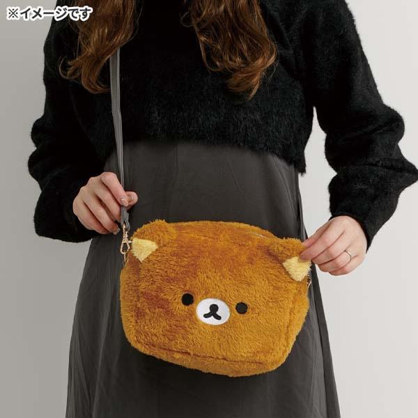 San-X リラックマ ショルダーバッグ stay with me 茶 8257