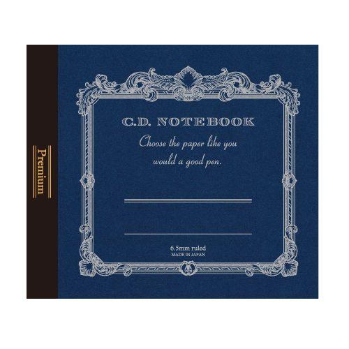 女子文具 紳士なノート Premium C.D. NOTEBOOK 横罫 0101 アピカ 文房具 文具 CDS80Y 【メール便OK】｜penport