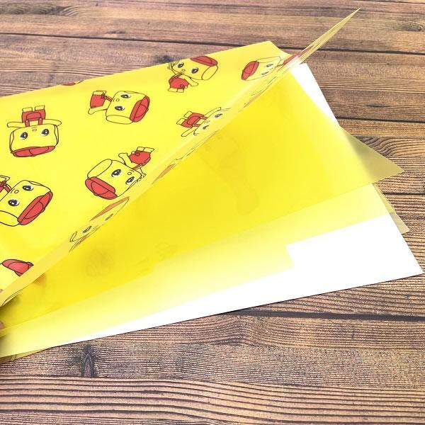 フエキ フエキくん インデックス A4 クリアホルダー 3ポケット クリア