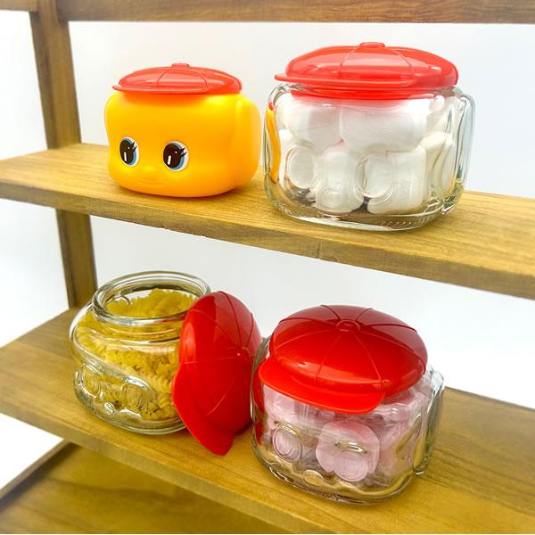 フエキ フエキくん ガラスキャニスター どうぶつのり 容器 8074 保存