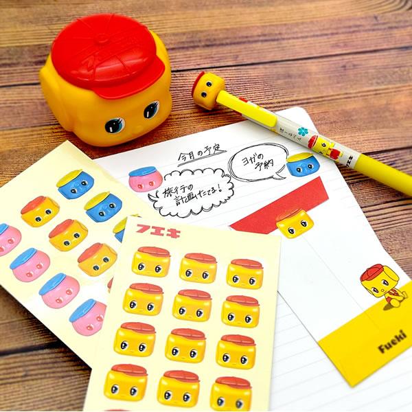 フエキ どうぶつのりシール フエキくん シール かわいい レトロ