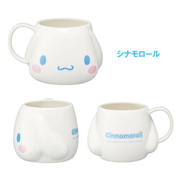 スケーター サンリオ 陶器 ダイカット マグコップ マグカップ カップ