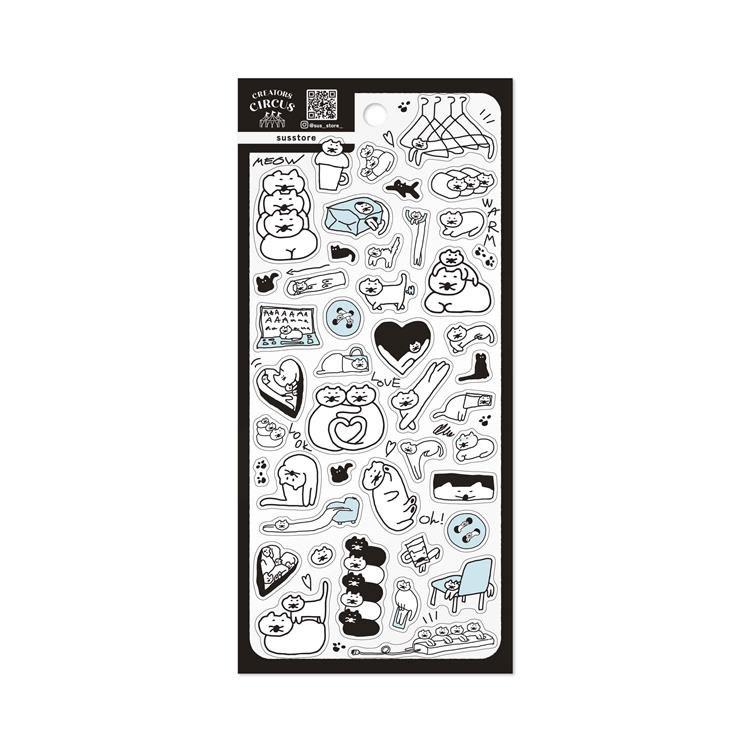 クリエイターズサーカス 透明シール susstore シール 7033