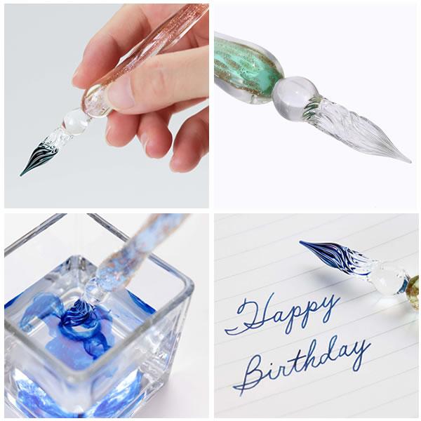 ガラスペン ギター 寺西化学 ハンドメイド ラメ入 硬質ガラス 人気 GLA