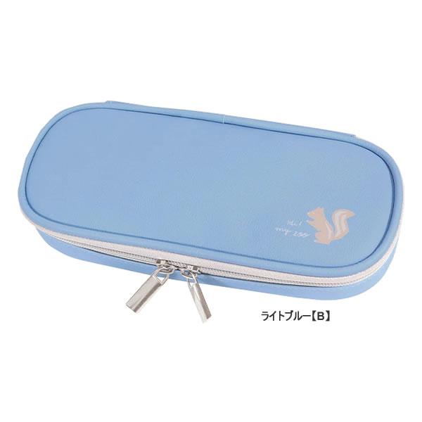 クツワ（KUTSUWA） 鉛筆ホルダー付き 筆箱型ペンケース ペンポーチ