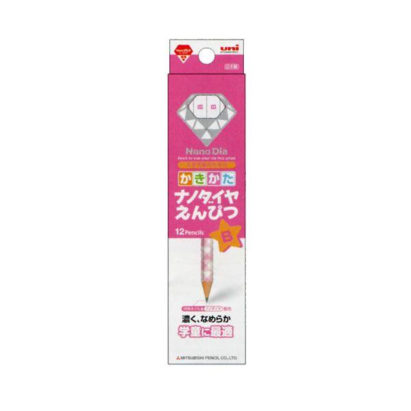 三菱鉛筆 かきかたナノダイヤえんぴつ B ピンク 6547 K6902B P