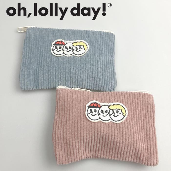 oh,lolly day! ハンディ ポーチ コーデュロイ 韓国 ブランド ohl olly