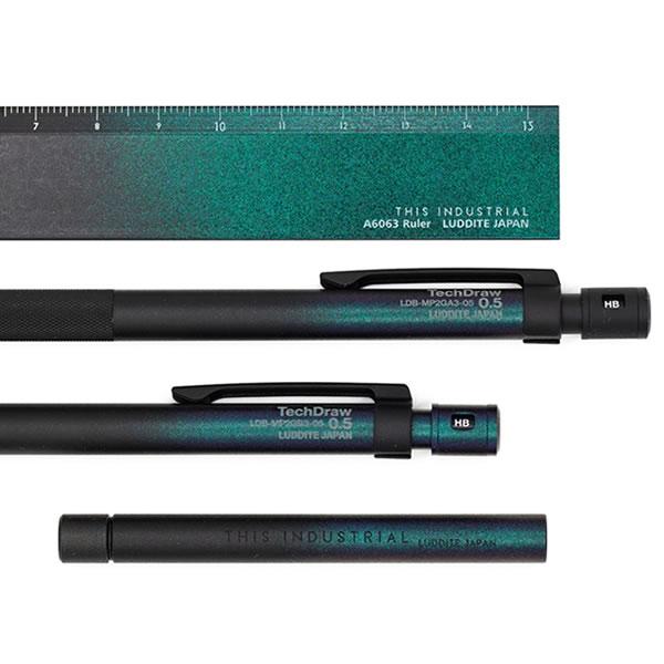 LUDDITE（ラダイト） ルーラー アルミ 定規 Yellow Knife A6063 Ruler