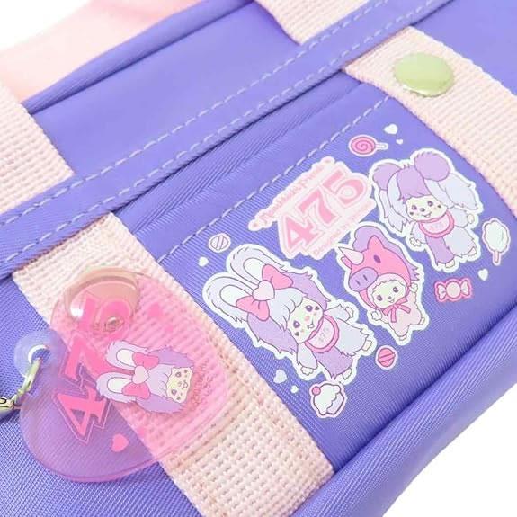 しなこxモンチッチ 475 スクバ風ポーチ ティーズファクトリー コスメ