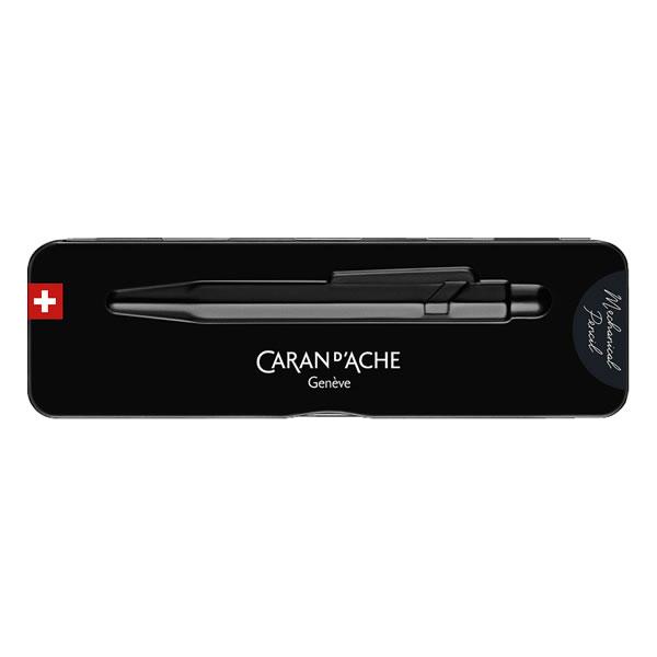 CARAN D'ACHE 限定品 D'ACHE（カランダッシュ） 無料】CARAN 名入れ一本分 ブラックシャープペンシル＆ボールペンセット 筆記具
