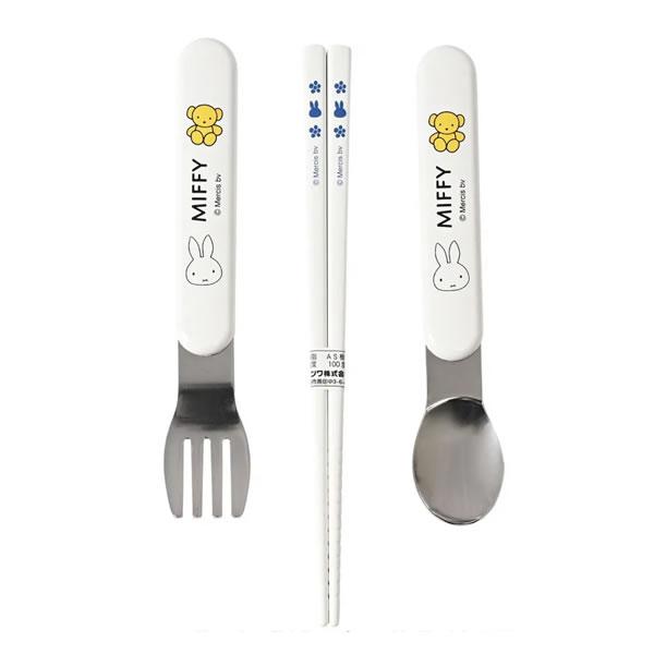 ミッフィー トリオセット おはな Dick Bruna 5187 クツワ お弁当 はし