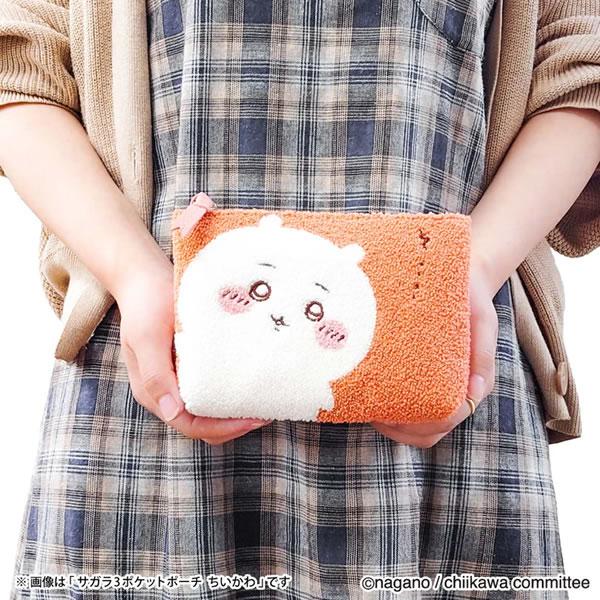 マリモクラフト ちいかわ サガラ 3ポケット ポーチ かわいい 人気