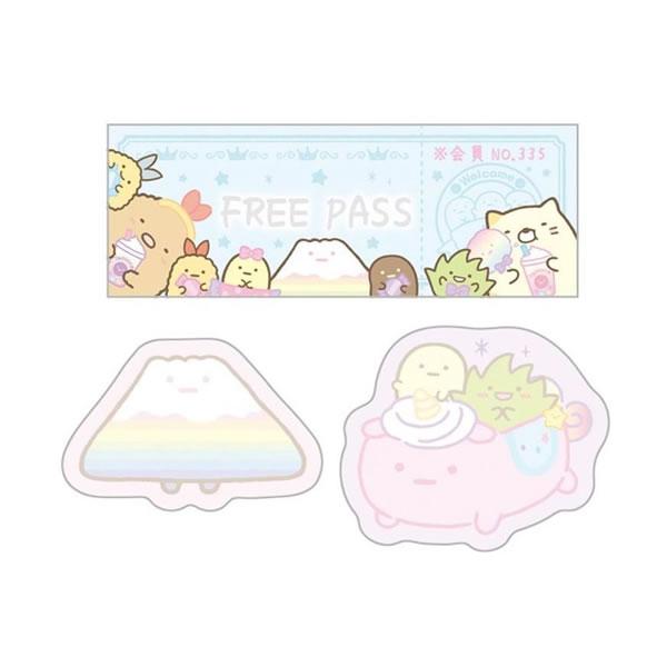 すみっコぐらし ダイカット付箋メモ フリーパス たぴおかパーク サンエックス Mw Mw Penport 通販 Yahoo ショッピング