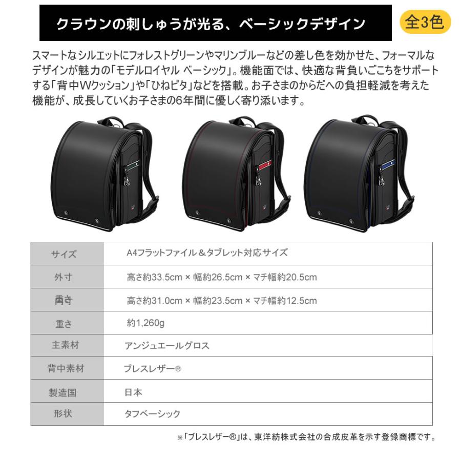 天使のはね ランドセル モデルロイヤル ベーシック 2027 天使の羽