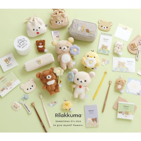 San-X リラックマ くねくねボールペン BASIC RILAKKUMA Flower
