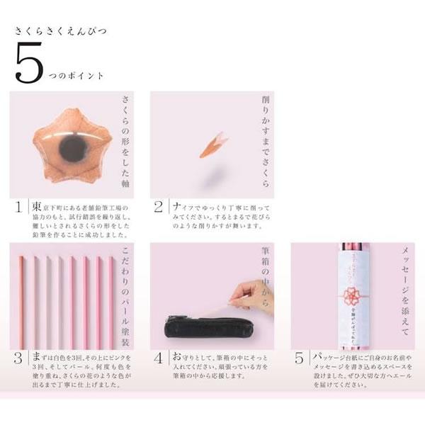 サンスター文具 さくらさくえんぴつ 2本入り さくら 形 軸 合格祈願