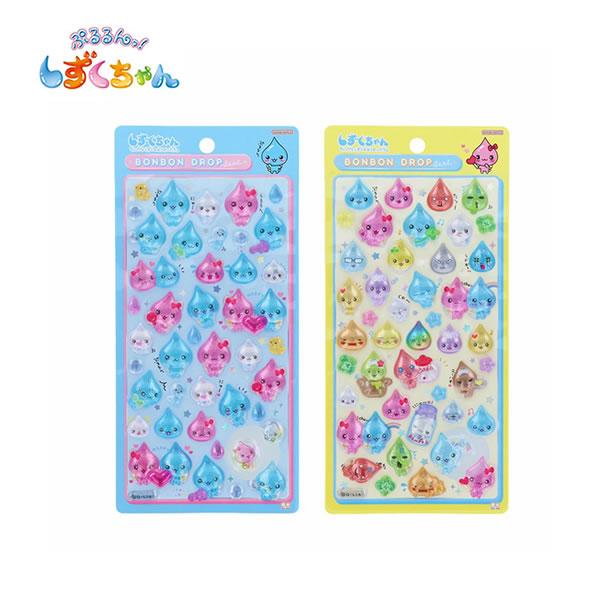 サンスター文具 ボンボンドロップシール しずくちゃん シール ぷっくり