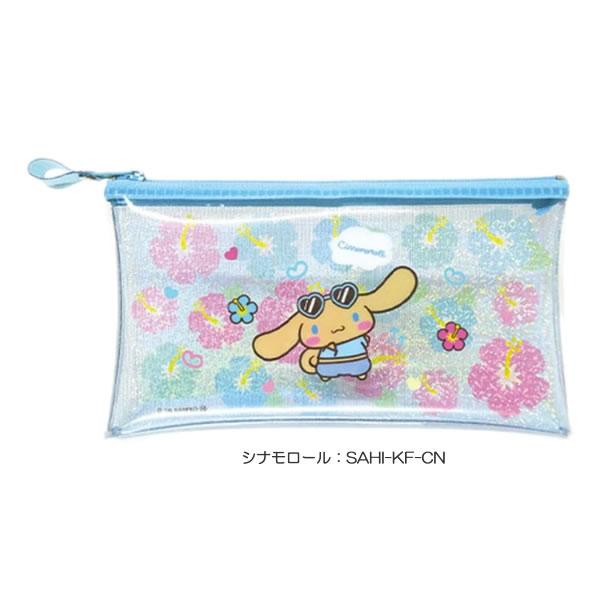 サンリオキャラクターズ キラキラフラットポーチ 日焼けシリーズ ケイ
