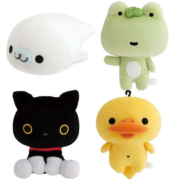 ぬいぐるみ　まとめ売り投稿1〜3 フルコンプ】 水森亜土ぬいぐるみ 【全5種セット】 ウルトラニュー