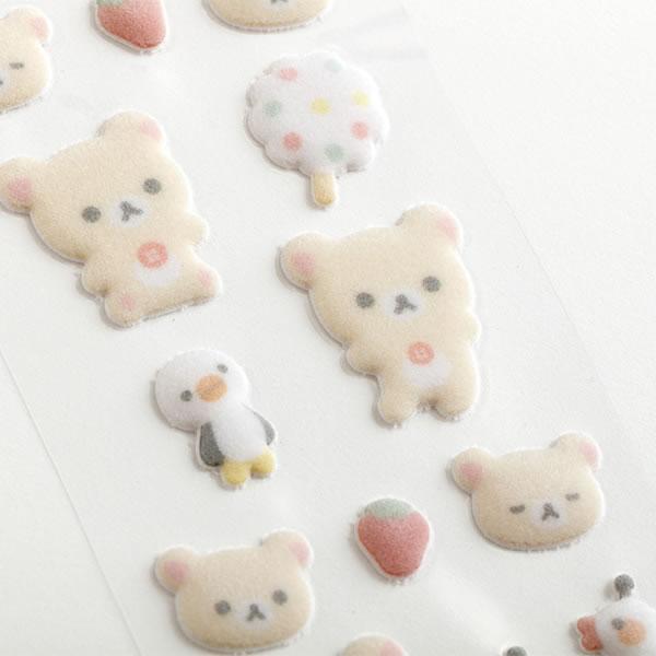 San-X（サンエックス） リラックマ コリラックマ もこもこシール