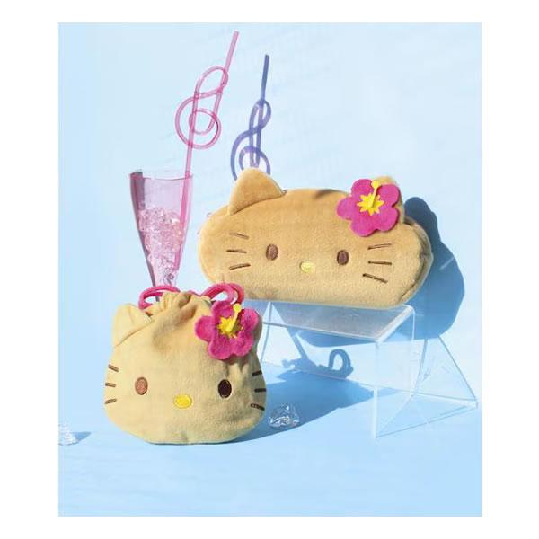 T'S FACTORY ハローキティ ぬいぐるみ フェイス ペンポーチ 5832