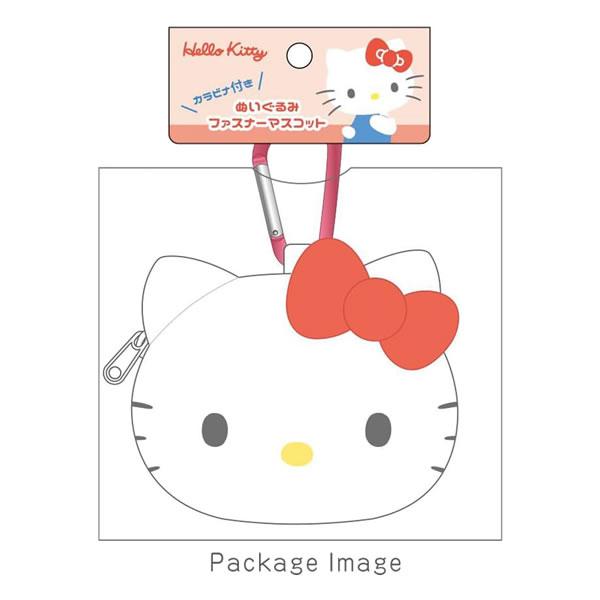 ハローキティ カラビナ付きぬいぐるみファスナーマスコット 6885