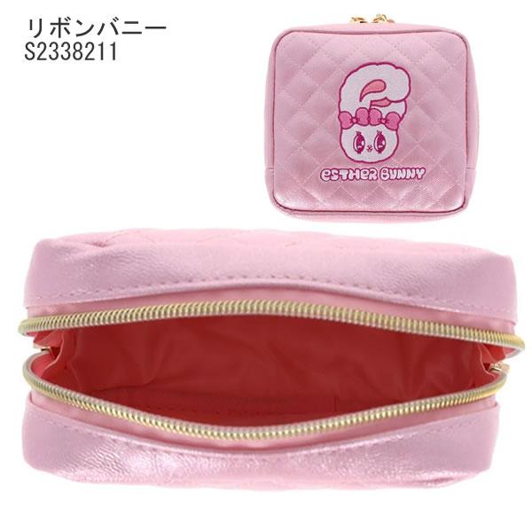 サンスター文具 エスターバニー キルティングポーチ うさぎ メイク韓国