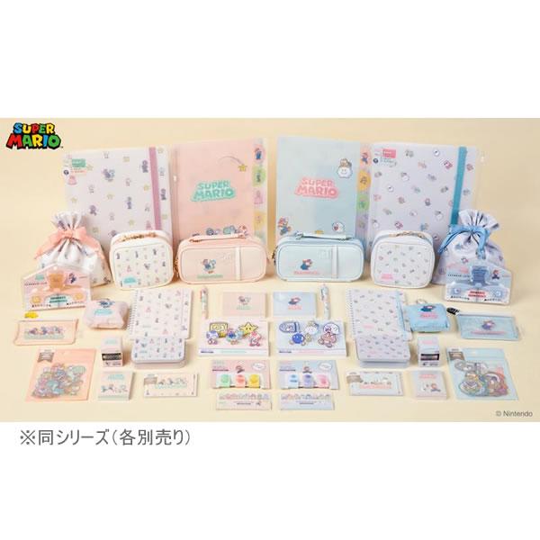 サンスター文具 スーパーマリオ W リングノート B6 マリオ ルイージ