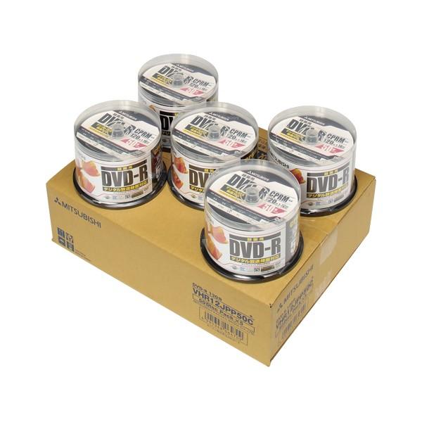 DVD-R テレビ録画用 250枚/スピンドルケース入り 1-16倍速対応 三菱化学