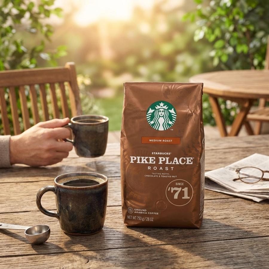 パイクプレイスロースト 793g ミディアム レギュラー 粉（8個） スターバックス（Starbucks Coffee） パイクプレイスロースト 793g