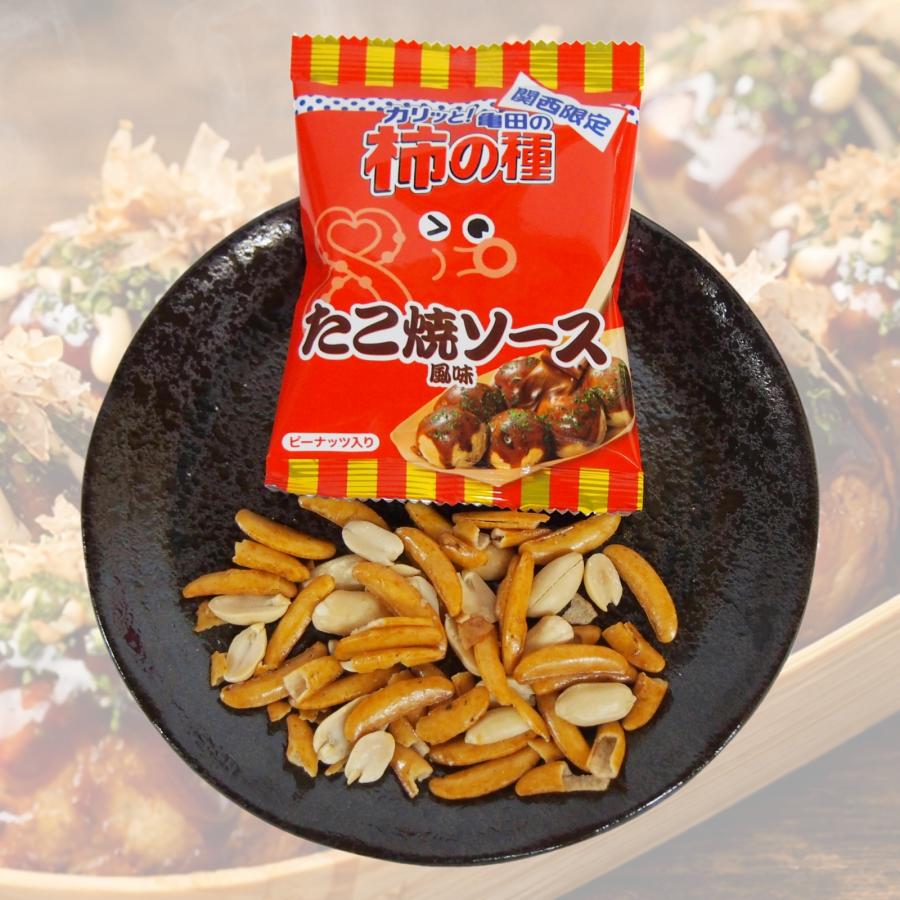 亀田の柿の種 大阪 関西 お土産 おみやげ たこ焼ソース風味 108g 6袋入
