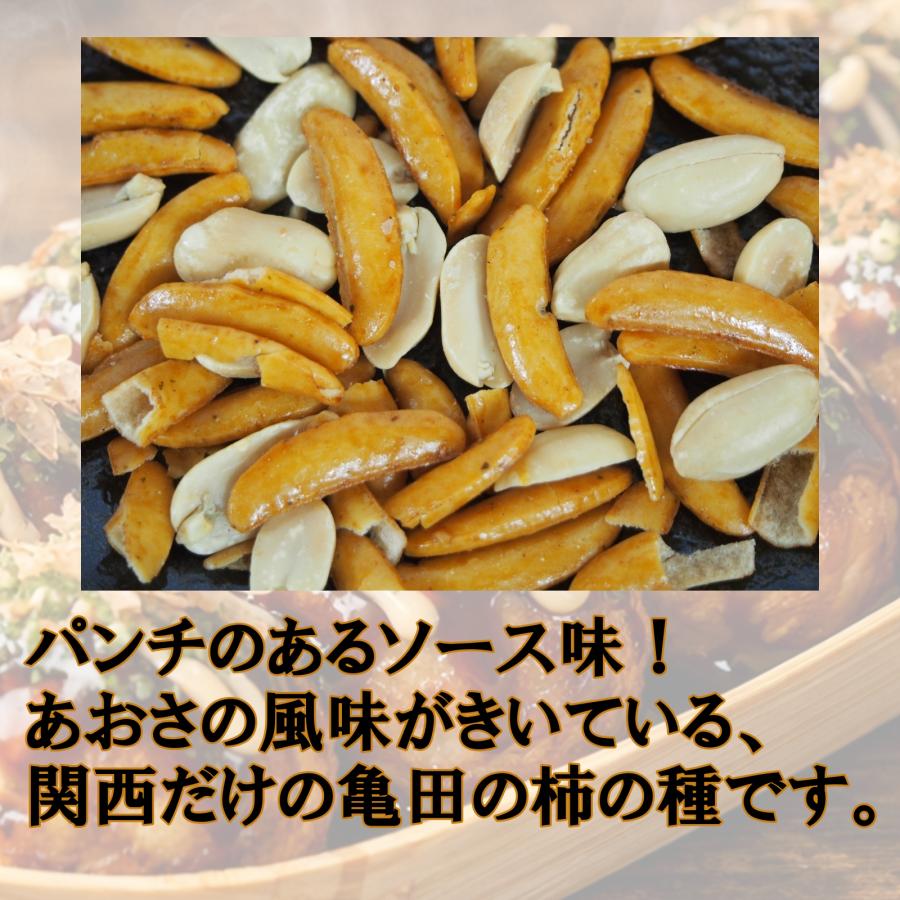 亀田の柿の種 大阪 関西 お土産 おみやげ たこ焼ソース風味 108g 6袋入