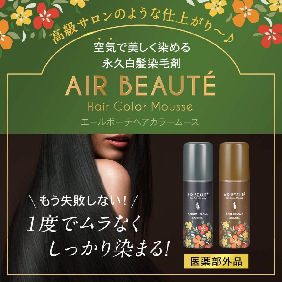 4点セット】エールボーテヘアカラームース☆ダークブラウン 4点セット】エールボーテヘアカラームース☆ダークブラウン