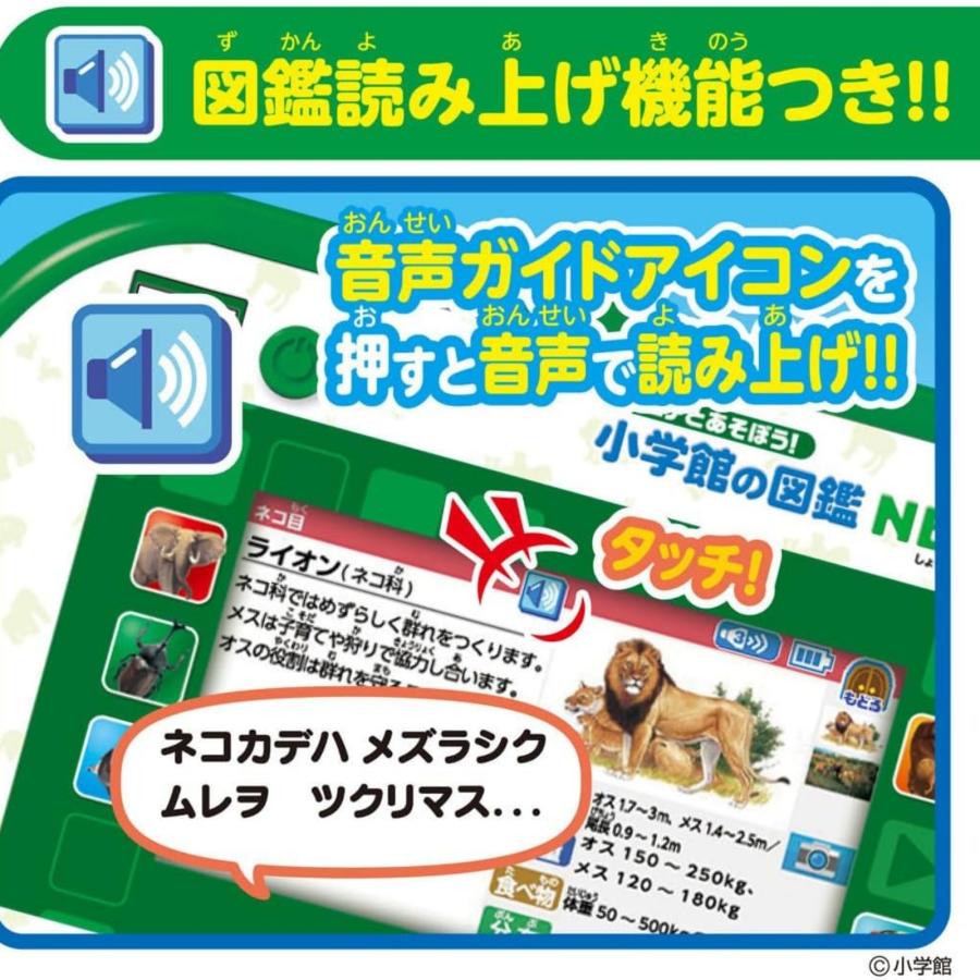 アニア 恐竜 動物 おもちゃ アニアとあそぼう! 小学館の図鑑 NEO Pad ギフト プレゼント ３才〜 知育 タブレット 玩具 ネオパッド 誕生日 学習の画像