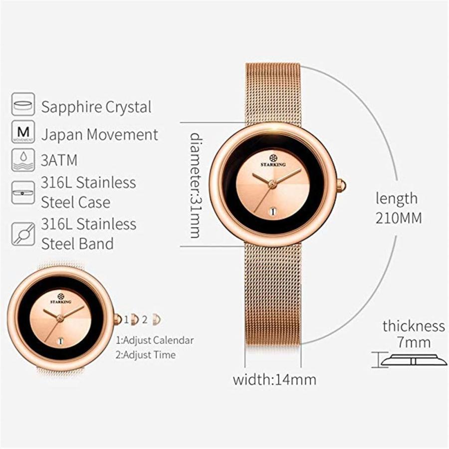珍しい Starking Fashion Elegant Quartz Women Watch Big Face Mesh Band Dress W 20200911203541 00716 U Shopペンタン 通販 Yahoo ショッピング ファイナルバーゲン Gestion Etechnologies Shop