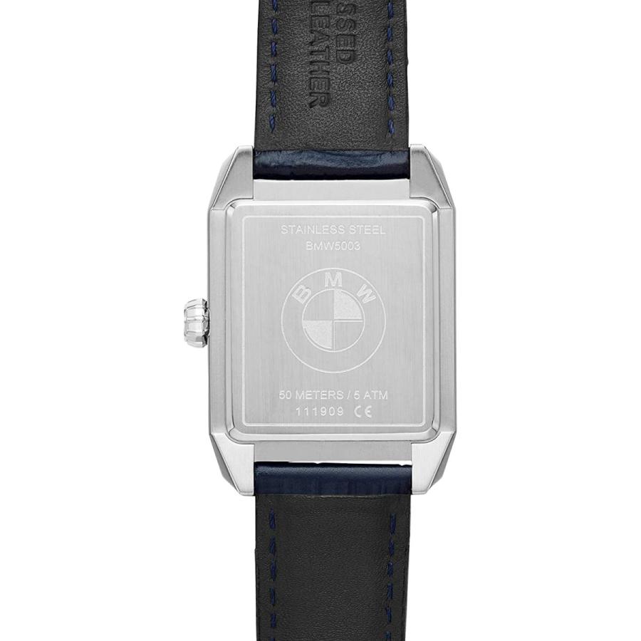 最適な材料 Bmw Men S Stainless Steel Quartz Watch With Leather Strap Blue M 最先端 Altaknyia Com