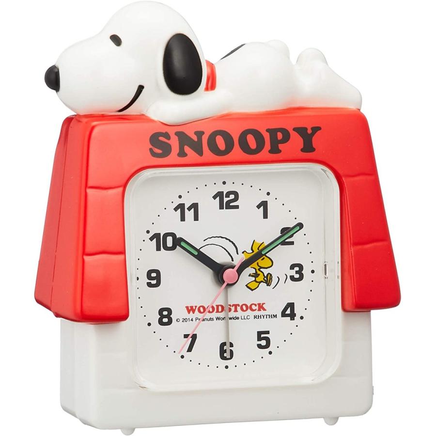 日本産 目覚まし時計 スヌーピー Snoopy 海外の輸入品ショップ 世界中の様々なアイテムをお得に購入 キャラクター 並行輸入品 4se551ms03 リズム Rhythm 白 3d 電子音 R551 アナログ レディースアクセサリー Www Reinnec Cl