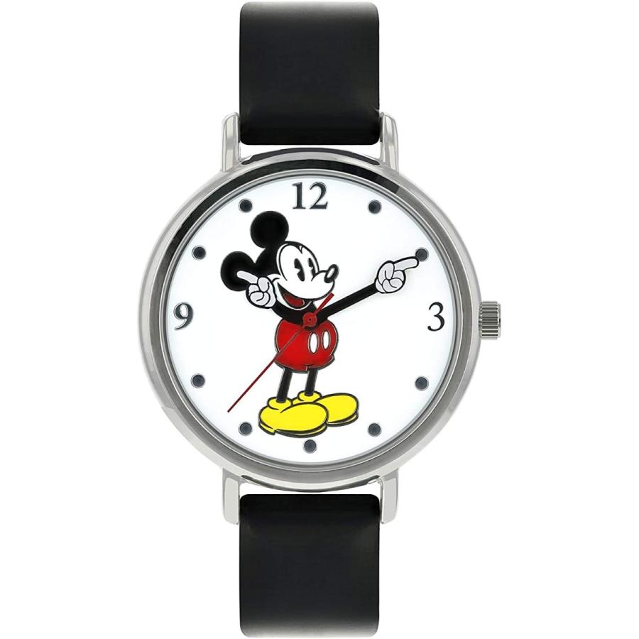 在庫品即納 Disney メンズ 年中使えるステンレススチールクォーツウォッチ レザーストラップ ブラック 14 モデル Mk1315 並行輸入品 本物新品 Www Superavila Com