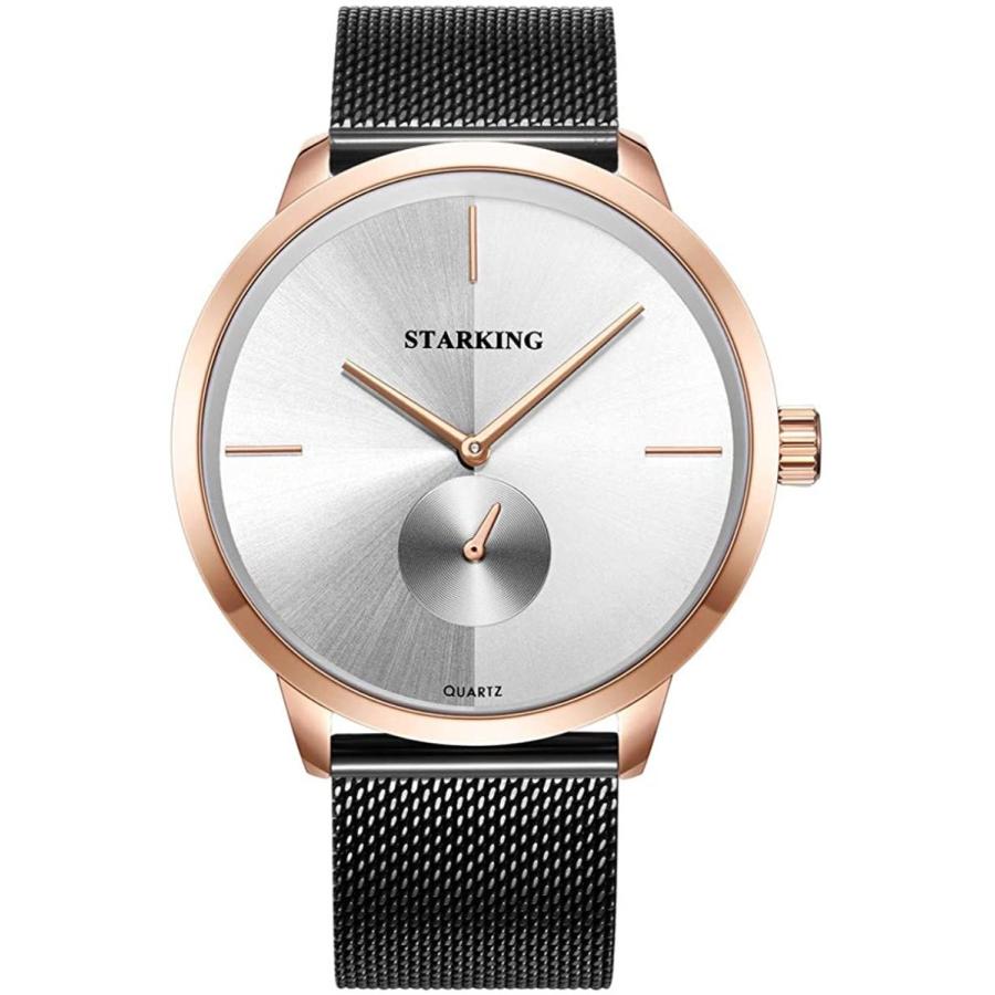 同時購入用 Starking 腕時計 ラグジュアリー メンズ 腕時計 Bm1025 メッシュバンド カジュアルスタイル ファッションメンズウォッチ 防水ウォッチ 傷防止 メンズ シルバー 激安買う なら Www Superavila Com